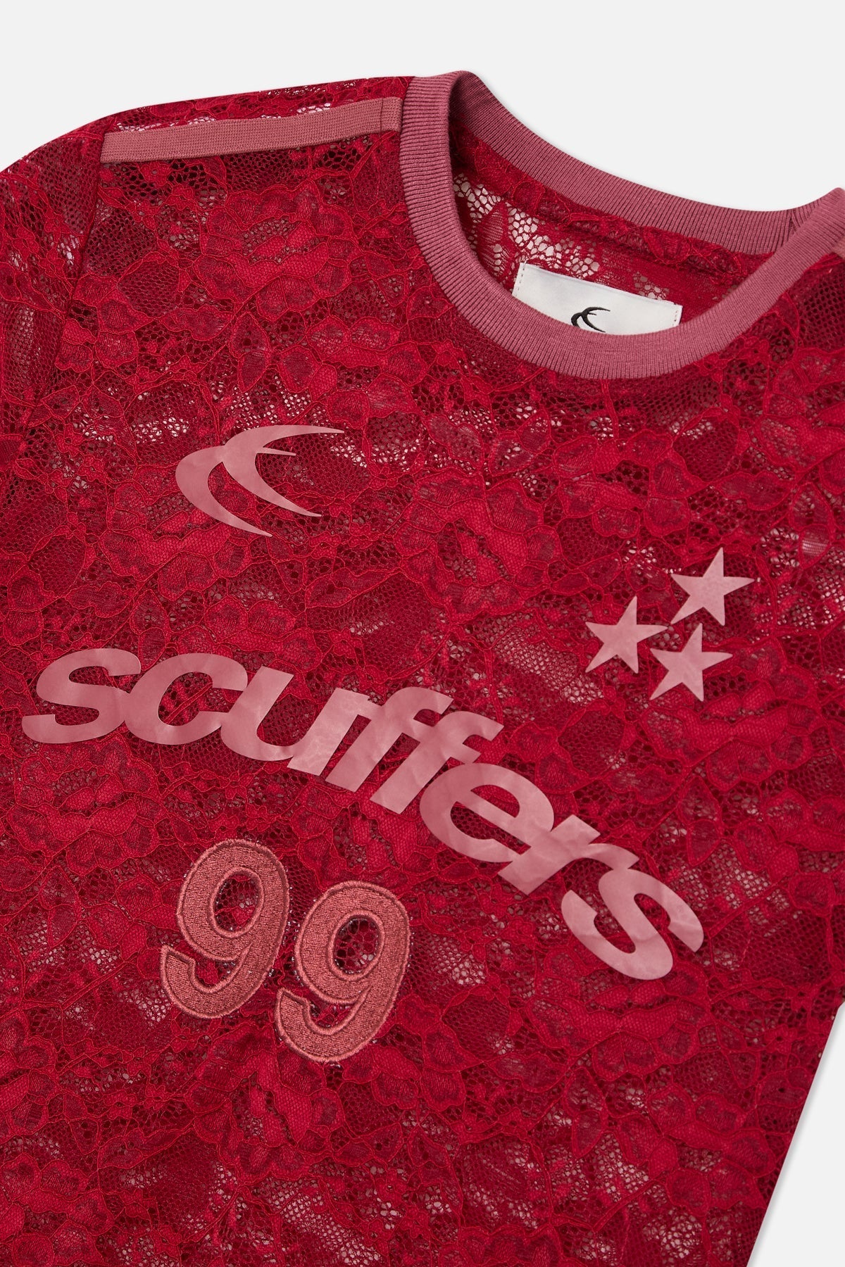 99 Lace Burgundy Top